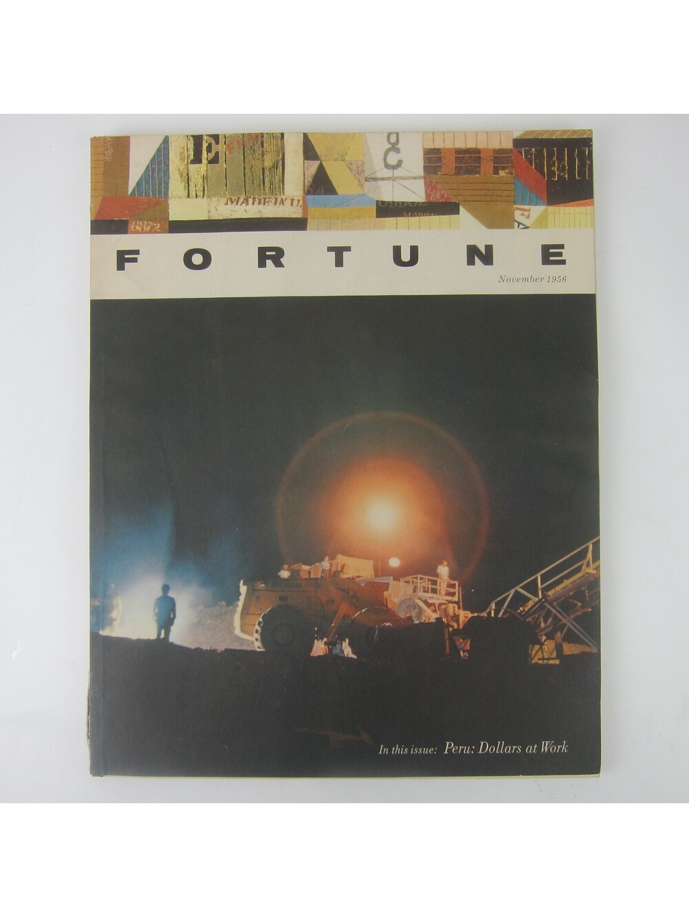 Vintage FORTUNE Magazine November 1956 Chris-Craft, Shell, Esso, Mack Truck Ads
